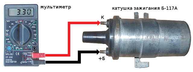 как проверить катушку зажигания мультиметром